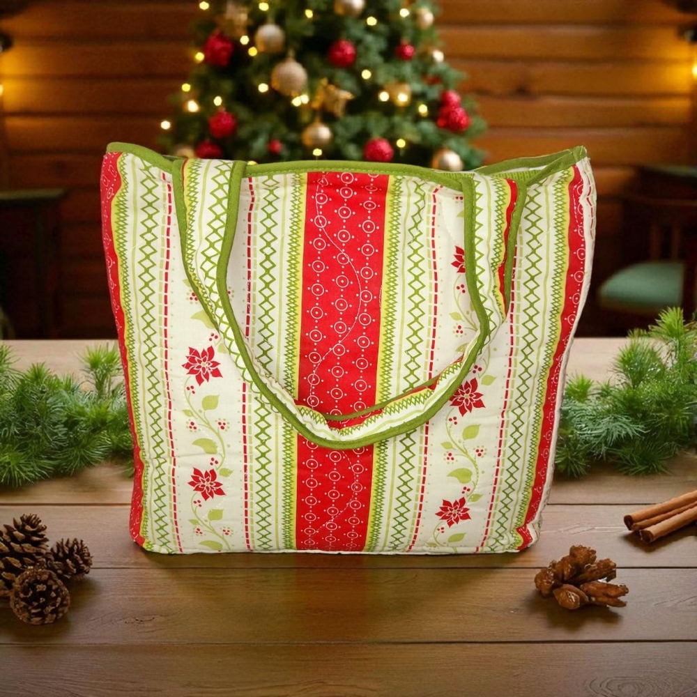 Better Homes & Garden Christmas Bed In A Bag Queen Full Quilt Shams Star Holiday - Picture 2 of 11
